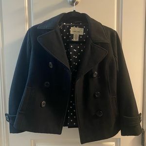 black dressy button jacket